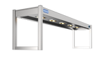 Nordstar Heated Gantry Single Tier Chefs Rack Overshelf 1500mm 3 Quartz Lamp | STG1500 Heated Gantry Chef's Rack Nordstar
