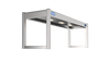 Nordstar Heated Gantry Single Tier Chefs Rack Overshelf 1200mm 3 Quartz Lamp | STG1200 Heated Gantry Chef's Rack Nordstar