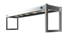 Nordstar Heated Gantry Single Tier Chefs Rack Overshelf 1500mm 3 Quartz Lamp | STG1500 Heated Gantry Chef's Rack Nordstar