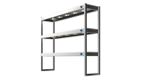 Nordstar Heated Gantry Triple Tier Chefs Rack Overshelf 1500mm 9 Quartz Lamp | TTG1500 Heated Gantry Chef's Rack Nordstar
