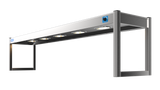 Nordstar Heated Gantry Single Tier Chefs Rack Overshelf 1800mm 5 Quartz Lamp | STG1800 Heated Gantry Chef's Rack Nordstar