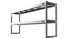 Nordstar Heated Gantry Double Tier Chefs Rack Overshelf 1800mm 6 Quartz Lamp | DTG1800 Heated Gantry Chef's Rack Nordstar