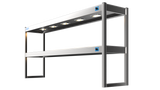 Nordstar Heated Gantry Double Tier Chefs Rack Overshelf 1800mm 6 Quartz Lamp | DTG1800 Heated Gantry Chef's Rack Nordstar