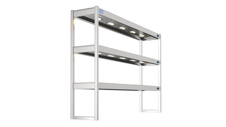 Nordstar Heated Gantry Triple Tier Chefs Rack Overshelf 1800mm 9 Quartz Lamp | TTG1800 Heated Gantry Chef's Rack Nordstar
