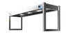 Nordstar Heated Gantry Single Tier Chefs Rack Overshelf 1200mm 3 Quartz Lamp | STG1200 Heated Gantry Chef's Rack Nordstar