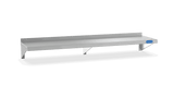 Nordstar Stainless Steel Wall Shelf 1200mm Wide | NSWS1200 Stainless Steel Wall Shelves Nordstar
