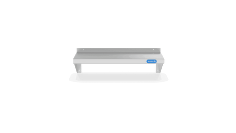 Nordstar Stainless Steel Wall Shelf 600mm Wide | NSWS600 Stainless Steel Wall Shelves Nordstar