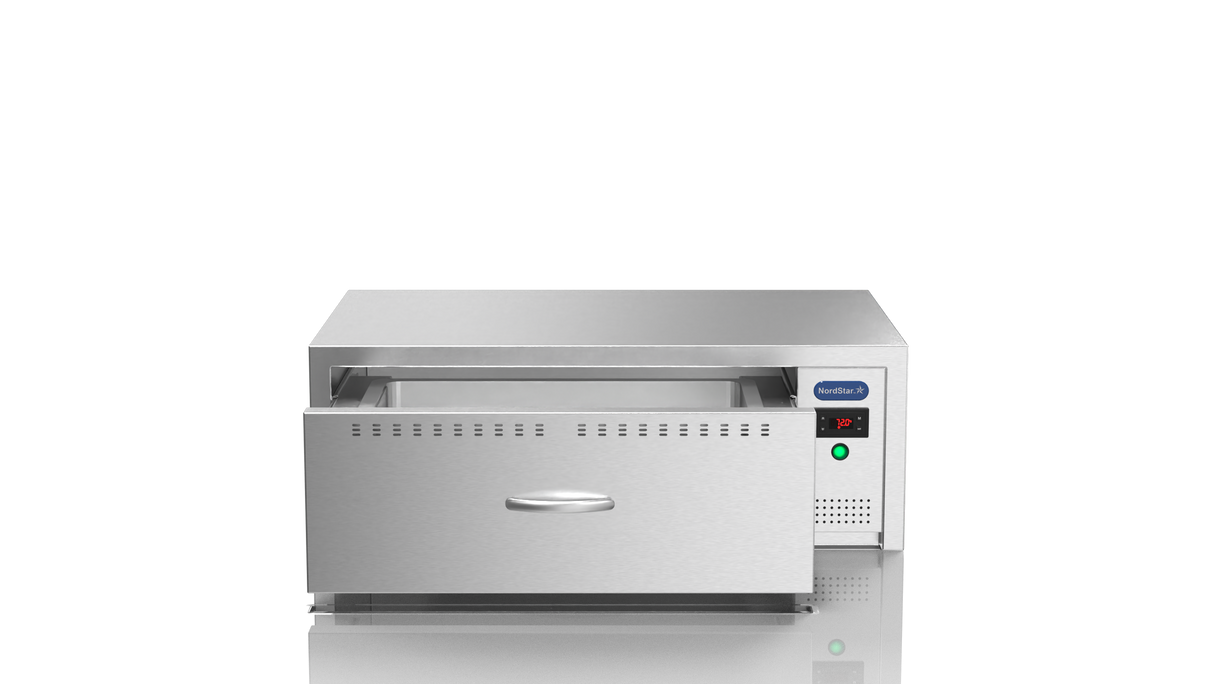Nordstar Food Warming Drawer - Commercial Hot Holding 1 Drawer Unit Dry Heat | NSWD1 Food Warming Drawers Nordstar
