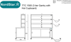 Nordstar Pass Through Hot Cupboard With Triple Tier Gantry Chef Pass 1500mm | TTC1500P Hot Cupboards Nordstar