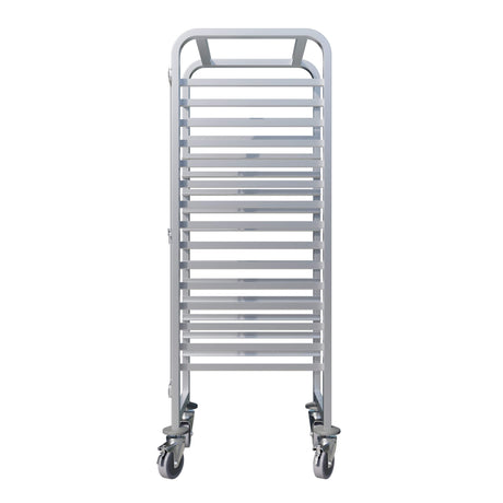 Empire Stainless Steel GN 1/1 Racking Trolley 15 Tier - GNT-15T