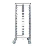 Empire Twin Stainless Steel GN 1/1 Racking Trolley 15 Tier - GNT-15TWIN GN & Racking Trolleys Empire   