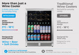 Subcold Integra60 Integrated 2 in 1 Drinks & Wine Cooler Drinks Display Fridge