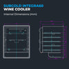 Subcold Integra60 Integrated 2 in 1 Drinks & Wine Cooler Drinks Display Fridge