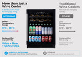 Subcold Integra60 Integrated 2 in 1 Drinks & Wine Cooler Drinks Display Fridge