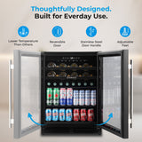 Subcold Integra60 Integrated 2 in 1 Drinks & Wine Cooler Drinks Display Fridge