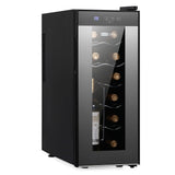 Barcool Vino12 LED Slim Wine Cooler Countertop Drinks Display Fridge 12 Bottle Capacity