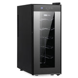 Barcool Vino12 LED Slim Wine Cooler Countertop Drinks Display Fridge 12 Bottle Capacity