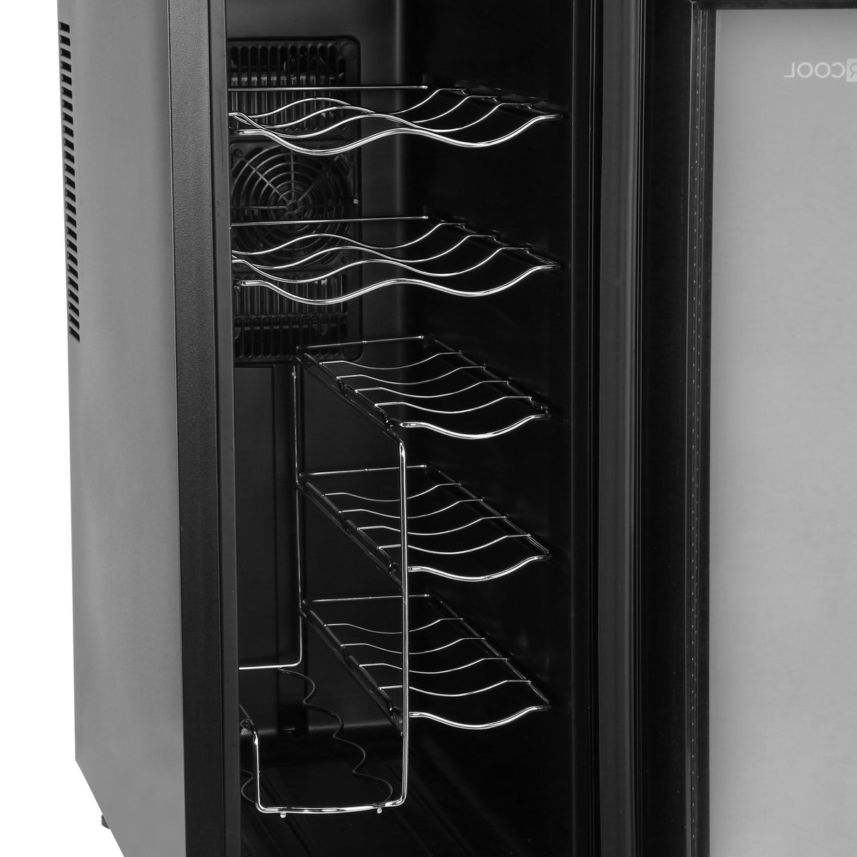 Barcool Vino12 LED Slim Wine Cooler Countertop Drinks Display Fridge 12 Bottle Capacity