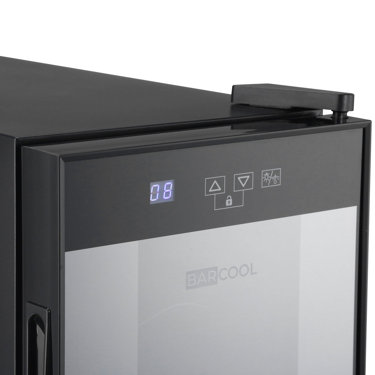 Barcool Vino12 LED Slim Wine Cooler Countertop Drinks Display Fridge 12 Bottle Capacity