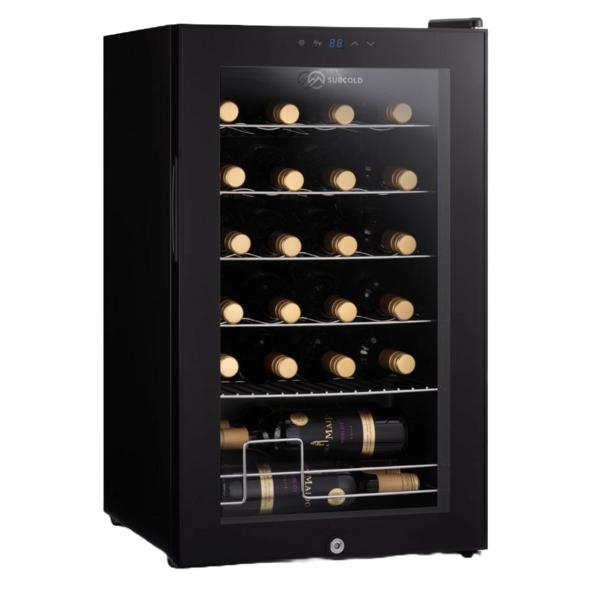 Subcold Viva24 LED Wine Cooler Drinks Display Fridge 24 Bottle Capacity