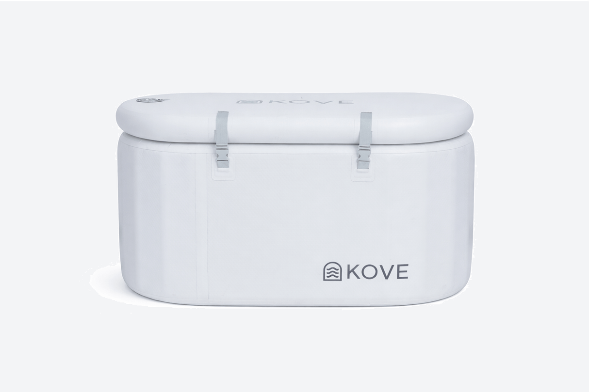 KOVE Pro Ice Bath – Compact Reclined Cold Plunge (Chiller Compatible) Black
