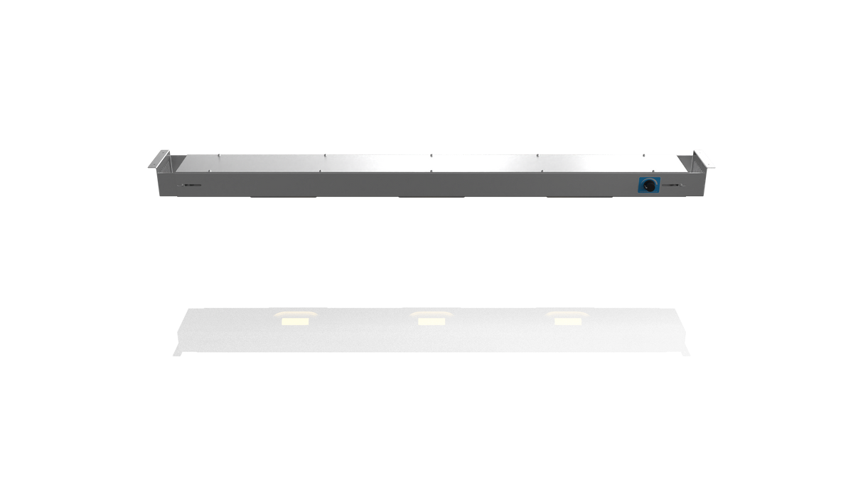 Nordstar Heated Gantry Strip Light Retro Fit 1200 - 1300mm | NSGL1200-1300 Heated Gantry Chef's Rack Nordstar