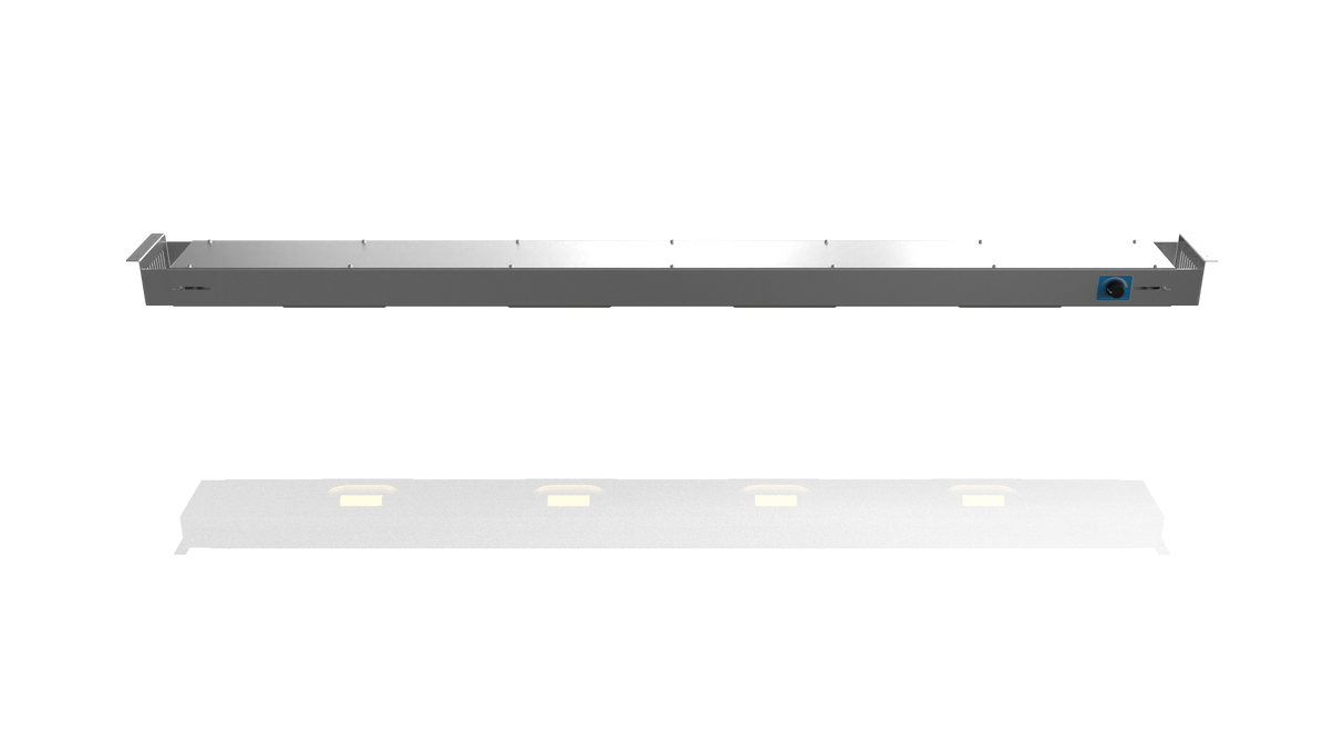 Nordstar Heated Gantry Strip Light Retro Fit 1500 - 1600mm | NSGL1500-1600 Heated Gantry Chef's Rack Nordstar