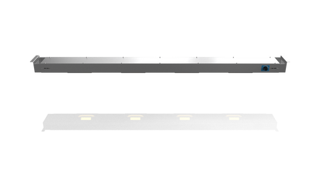 Nordstar Heated Gantry Strip Light Retro Fit 1500 - 1600mm | NSGL1500-1600 Heated Gantry Chef's Rack Nordstar