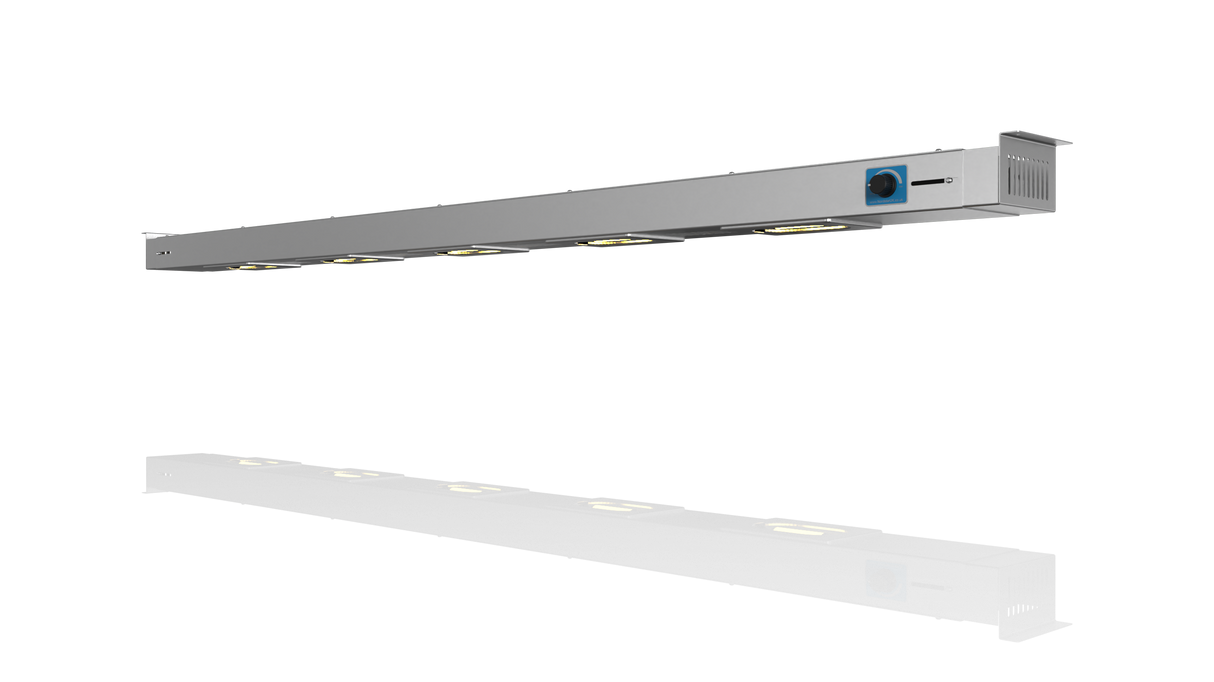 Nordstar Heated Gantry Strip Light Retro Fit 1700 - 1800mm | NSGL1700-1800 Heated Gantry Chef's Rack Nordstar