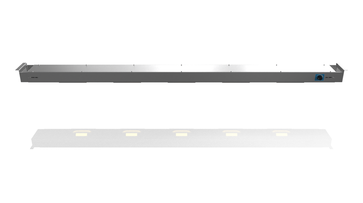 Nordstar Heated Gantry Strip Light Retro Fit 1700 - 1800mm | NSGL1700-1800 Heated Gantry Chef's Rack Nordstar