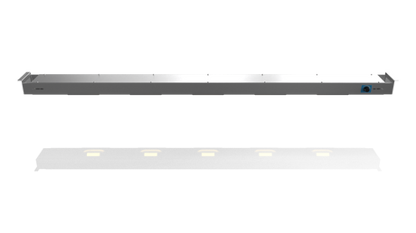 Nordstar Heated Gantry Strip Light Retro Fit 1700 - 1800mm | NSGL1700-1800 Heated Gantry Chef's Rack Nordstar