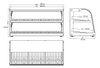 Empire Glass Countertop Display Case Bakery Deli Cake Ambient - EMP-Z150R-C Ambient Display Units Empire
