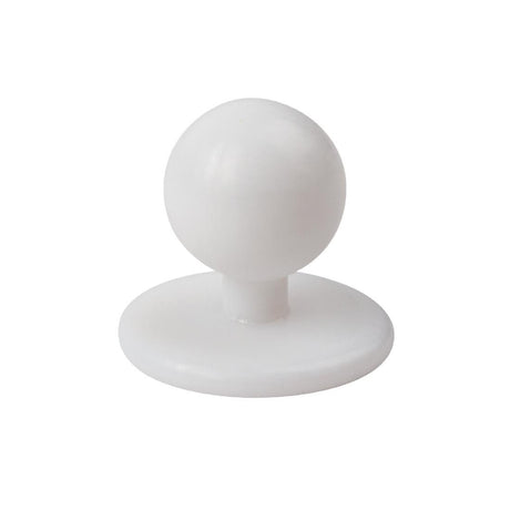 Whites Stud Buttons White (Pack of 12) - A017 Chef Jacket Accessories Whites Chefs Clothing   