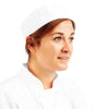 Whites Chefs Unisex Skull Cap Polycotton White - L - A203-L Chef Beanies & Skull Caps Whites Chefs Clothing   