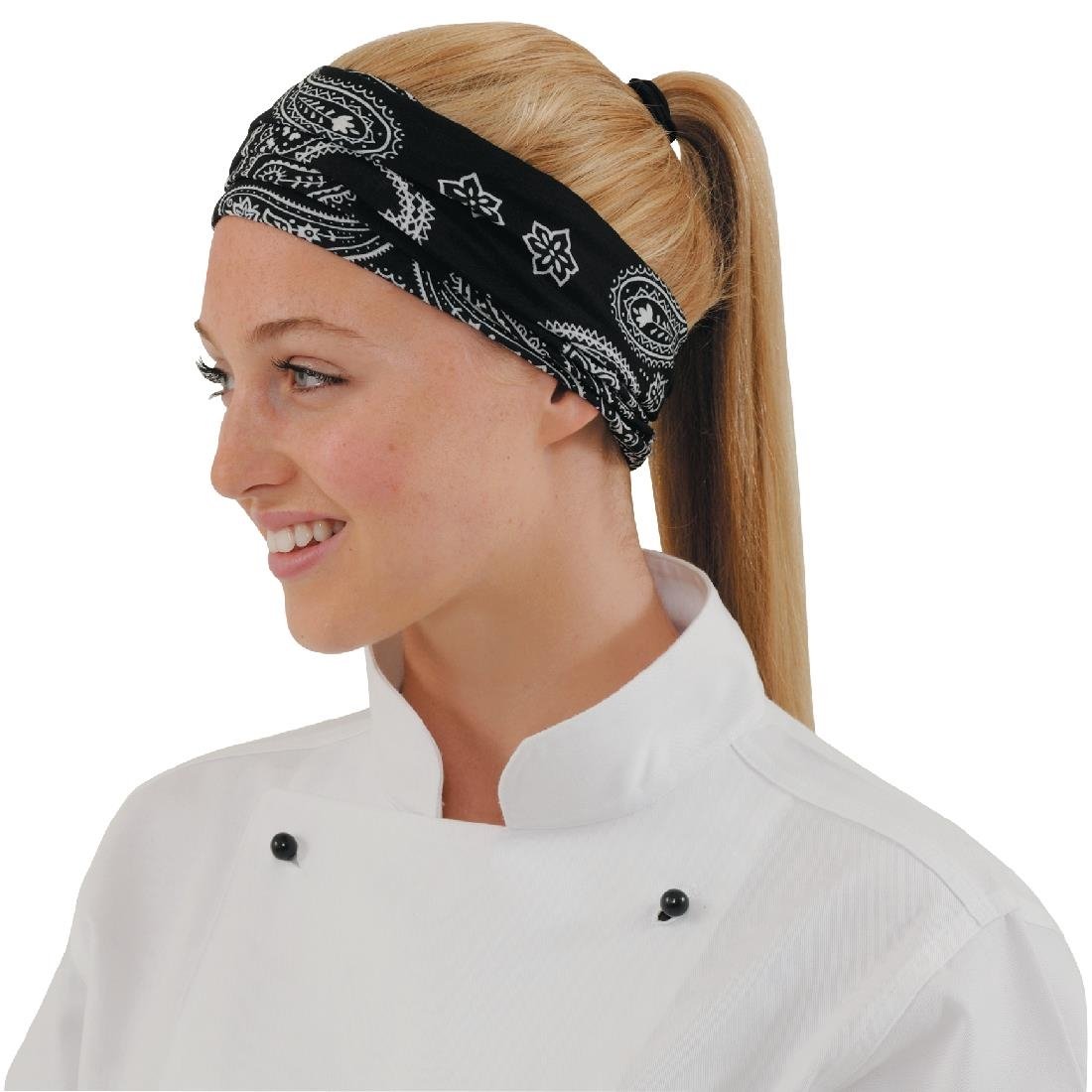 Buff Multifunctional Headwear Cashmere Black Pattern - A289  Buff   
