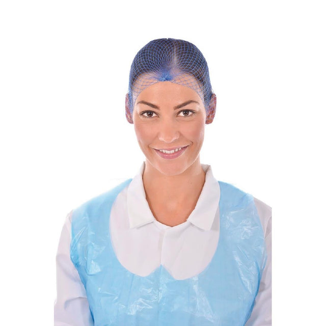 Lion Haircare Hair Net Light Blue (Pack of 50) - A291 Catering Hats Lion Haircare   