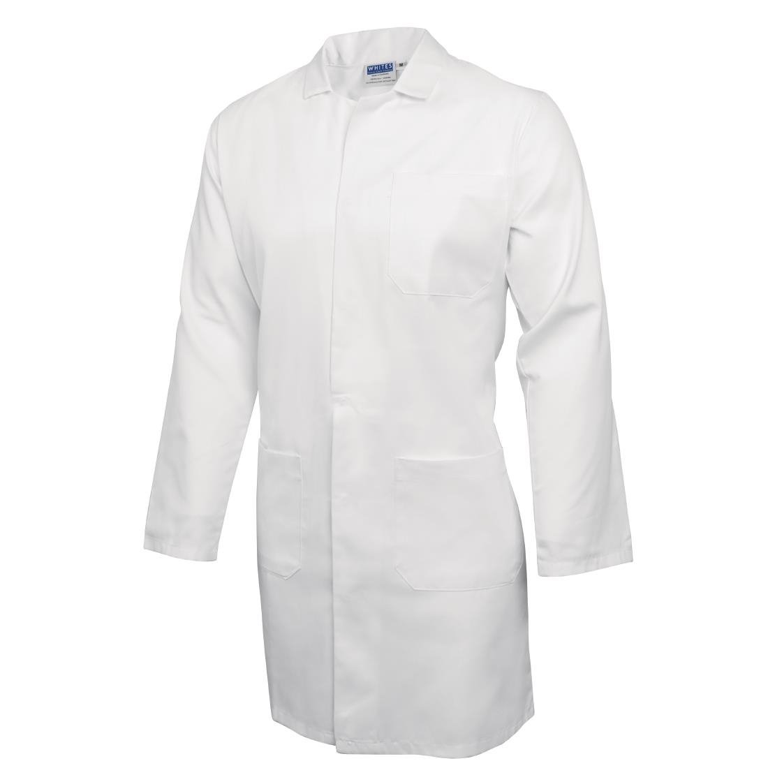 Whites Unisex Lab Coat White S - A351-S  Whites Chefs Clothing   
