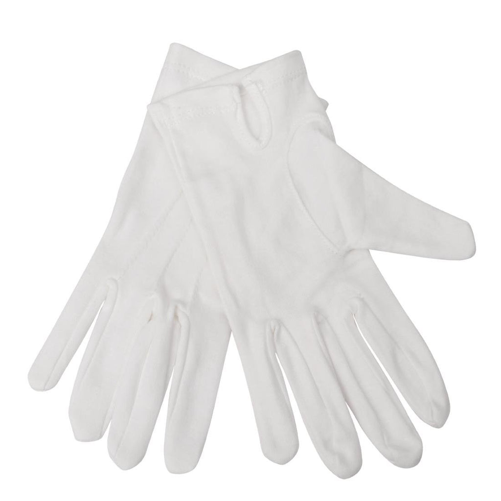 Ladies Waiting Gloves White L - A545-L  Whites Chefs Clothing   