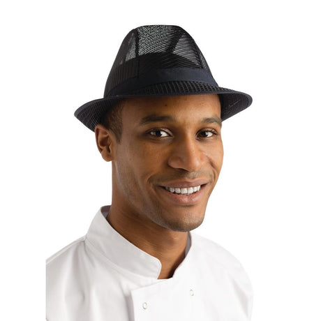 Trilby Hat Navy Blue S - A652-S Catering Hats British Bespoke Workwear   