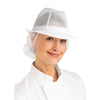 Trilby Hat with Net Snood White M - A653-M Catering Hats British Bespoke Workwear   