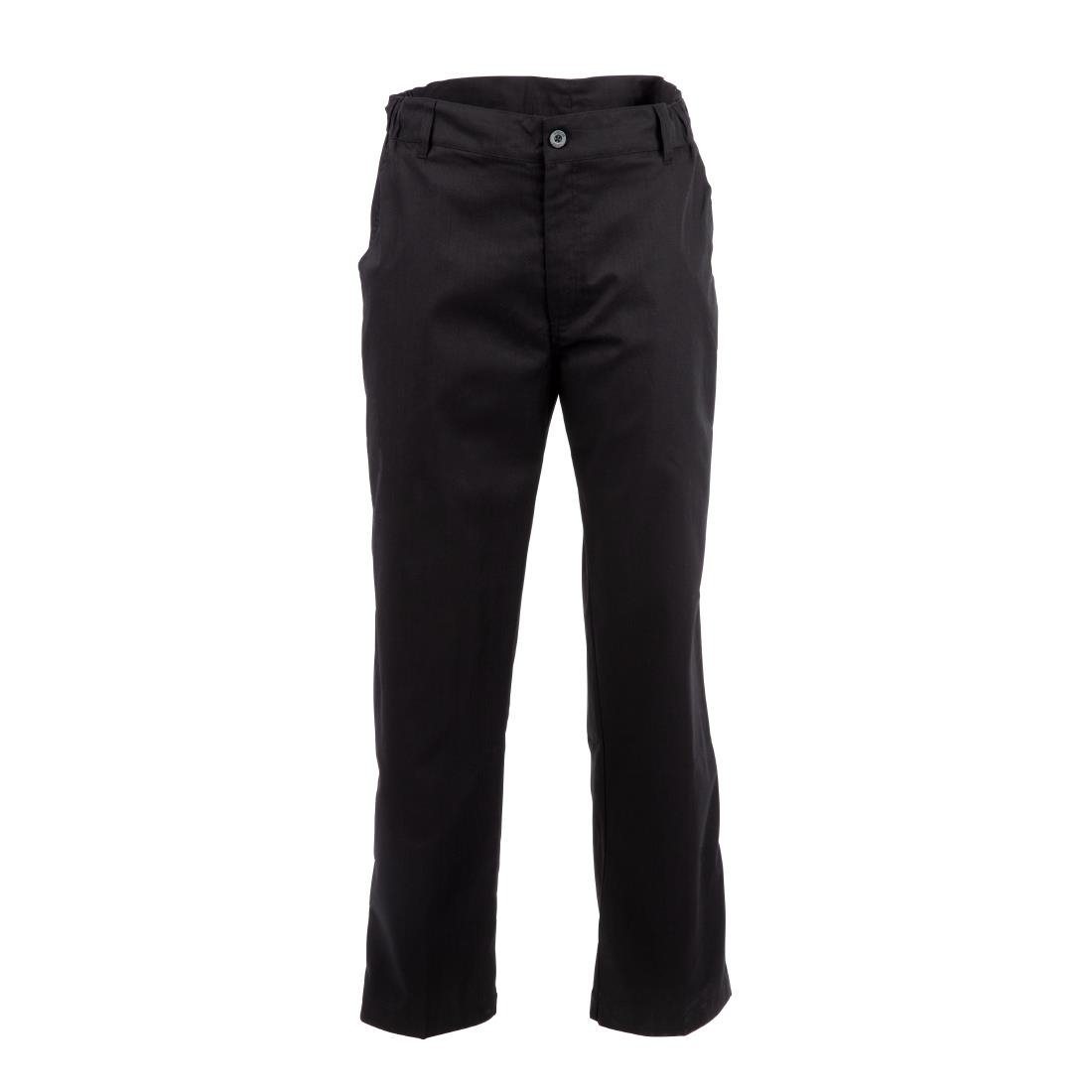 Chef Works Unisex Professional Series Chefs Trousers Black Herringbone XS - A674-XS Chef Works Chef Trousers Chef Works   