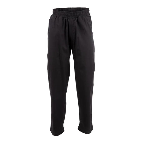 Chef Works Unisex Better Built Baggy Chefs Trousers Black 2XL - A695-XXL Chef Works Chef Trousers Chef Works   