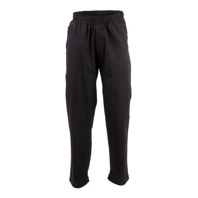 Chef Works Unisex Better Built Baggy Chefs Trousers Black 4XL - A695-4XL Chef Works Chef Trousers Chef Works   