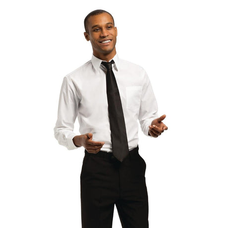 Chef Works Unisex Long Sleeve Shirt White L - A730-L Dress Shirts Chef Works   