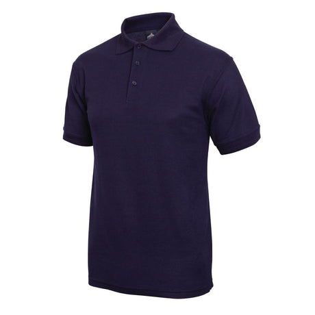 Portwest Unisex Polo Shirt Navy Blue XL - A736-XL Polo Shirts Portwest   
