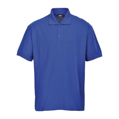 Polo Shirt Casual Slim Fit Royal Blue 2XL - A763-XXL Polo Shirts Portwest   