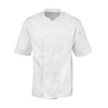 Chefs Works Montreal Cool Vent Unisex Short Sleeve Chefs Jacket White L - A914-L Chef Works Chefs Jackets Chef Works   