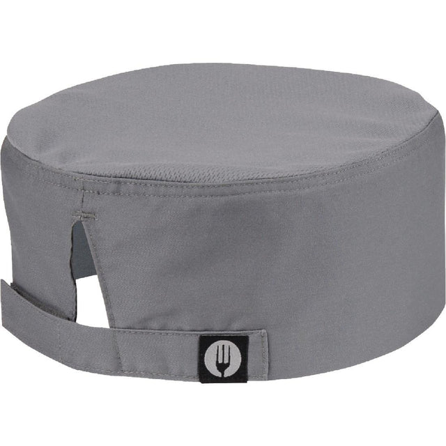 Chef Works Cool Vent Beanie Grey - A919 Chef Beanies & Skull Caps Chef Works   