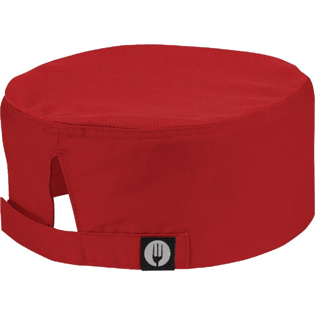 Chef Works Cool Vent Beanie Red - A956 Chef Beanies & Skull Caps Chef Works   