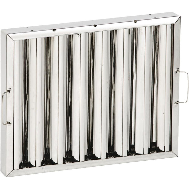 Kitchen Canopy Baffle Filter 400 x 500mm - AE299 Stainless Steel Canopy Baffle Filters Non Branded